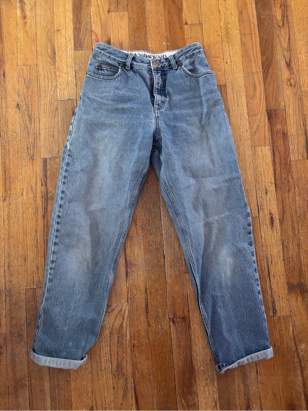 Vintage Lands' End Light Blue Mom Jeans